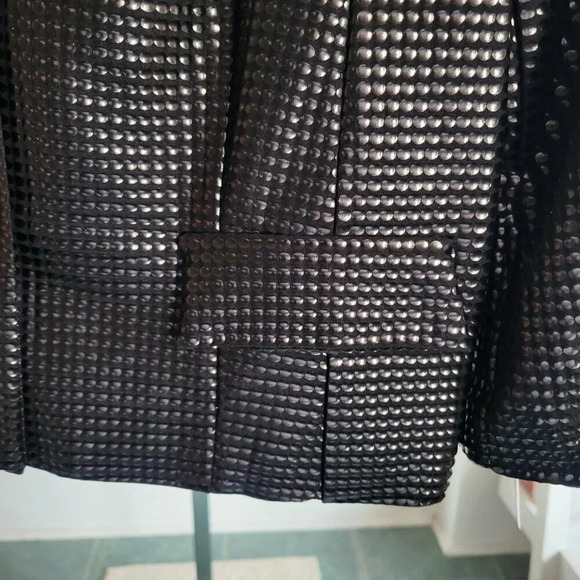 NWT - Alberto Makali Black Beaded Deluxe Jacket (Size 14) - Picture 8 of 14